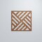 Ekena Millwork Large Allen Decorative Fretwork Wood Wall Panels, Walnut, 23 3/8"W x 23 3/8"H x 3/8"T WALW24X24X0375ALLWA - alternate 5